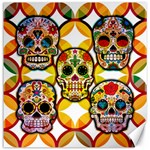 Sugar Skulls Canvas 12  x 12  11.4 x11.56  Canvas - 1