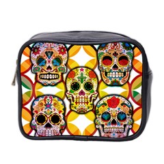 Sugar Skulls Mini Toiletries Bag (two Sides) by ExtraGoodSauce