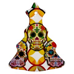 Sugar Skulls Christmas Tree Ornament (two Sides) by ExtraGoodSauce