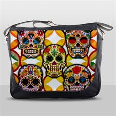 Sugar Skulls Messenger Bag by ExtraAwesomeSauce