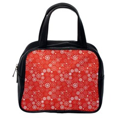 Christmas Snowflakes Classic Handbag (one Side)