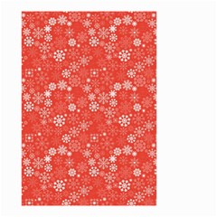 Christmas Snowflakes Small Garden Flag (two Sides) by ExtraGoodSauce