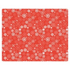 Christmas Snowflakes Double Sided Flano Blanket (medium)  by ExtraAwesomeSauce