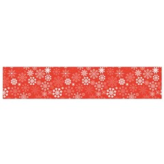 Christmas Snowflakes Small Flano Scarf by ExtraGoodSauce