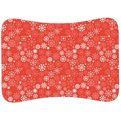 Christmas Snowflakes Velour Seat Head Rest Cushion by ExtraGoodSauce