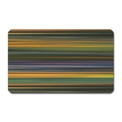 Multicolored Linear Abstract Print Magnet (rectangular)