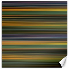 Multicolored Linear Abstract Print Canvas 16  X 16 