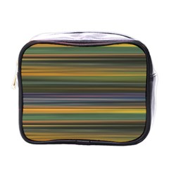 Multicolored Linear Abstract Print Mini Toiletries Bag (one Side) by dflcprintsclothing