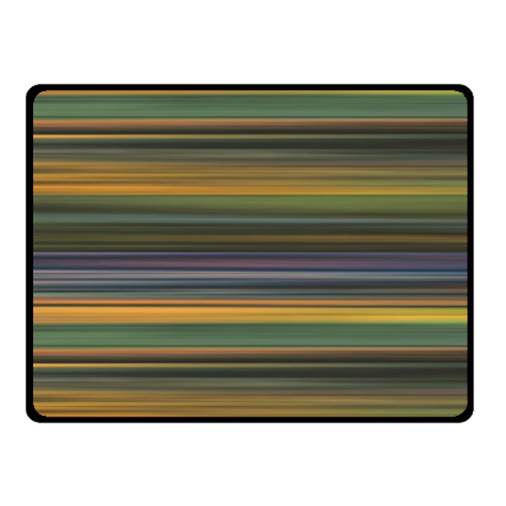 Multicolored Linear Abstract Print Double Sided Fleece Blanket (Small) 