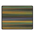 Multicolored Linear Abstract Print Double Sided Fleece Blanket (Small)  45 x34  Blanket Back