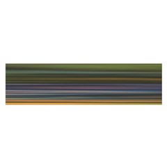 Multicolored Linear Abstract Print Satin Scarf (oblong)