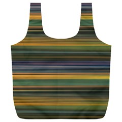 Multicolored Linear Abstract Print Full Print Recycle Bag (xxl)