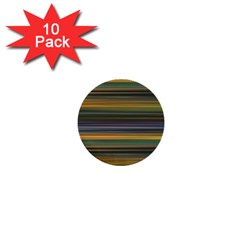 Multicolored Linear Abstract Print 1  Mini Buttons (10 Pack)  by dflcprintsclothing