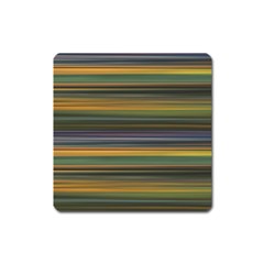 Multicolored Linear Abstract Print Square Magnet by dflcprintsclothing