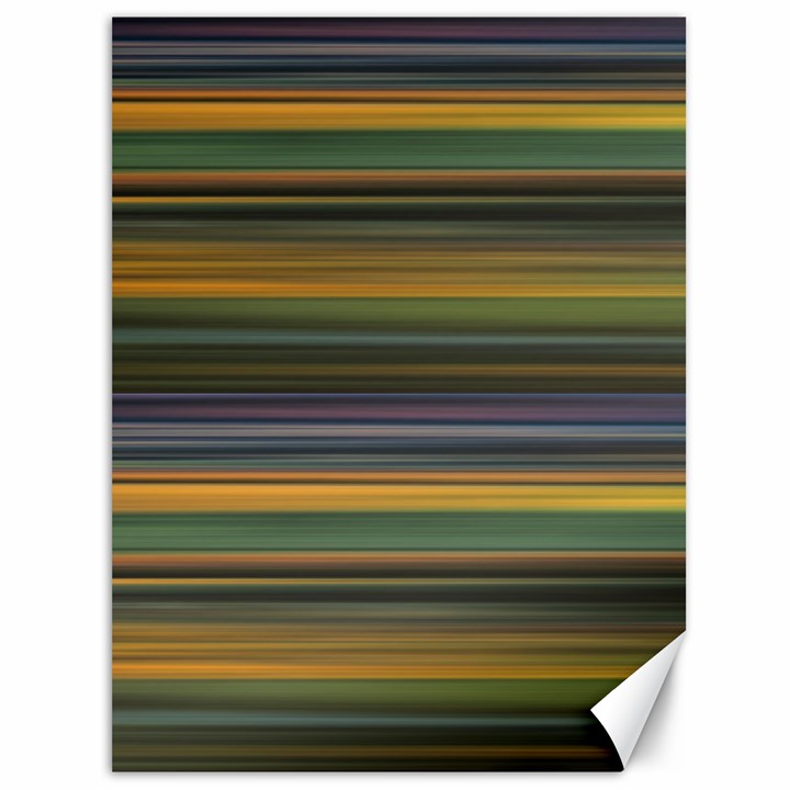 Multicolored Linear Abstract Print Canvas 36  x 48 