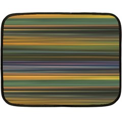 Multicolored Linear Abstract Print Fleece Blanket (mini)