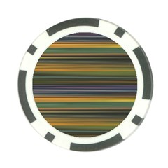 Multicolored Linear Abstract Print Poker Chip Card Guard (10 Pack) by dflcprintsclothing