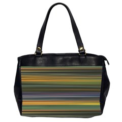 Multicolored Linear Abstract Print Oversize Office Handbag (2 Sides)