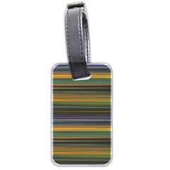 Multicolored Linear Abstract Print Luggage Tag (two Sides)