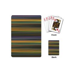 Multicolored Linear Abstract Print Playing Cards Single Design (mini)