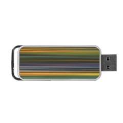 Multicolored Linear Abstract Print Portable Usb Flash (one Side) by dflcprintsclothing