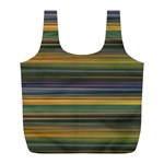 Multicolored Linear Abstract Print Full Print Recycle Bag (L) Front