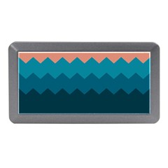 Flat Ocean Waves Palette Memory Card Reader (mini) by goljakoff