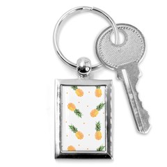 Pineapple Pattern Key Chain (rectangle) by goljakoff