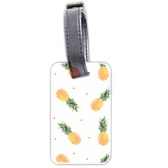 Pineapple Pattern Luggage Tag (two Sides) by goljakoff