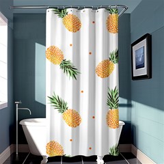 Pineapple Pattern Shower Curtain 36  X 72  (stall)  by goljakoff