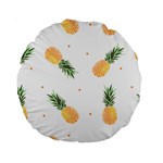 Pineapple pattern Standard 15  Premium Round Cushions Front