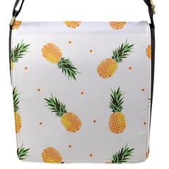 Pineapple Pattern Flap Closure Messenger Bag (s) by goljakoff