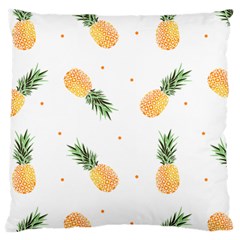 Pineapple Pattern Large Flano Cushion Case (two Sides) by goljakoff