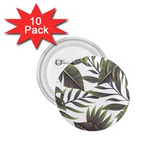 Green Leaves 1 75  Buttons (10 Pack) by goljakoff