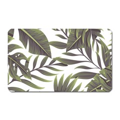 Green Leaves Magnet (rectangular) by goljakoff