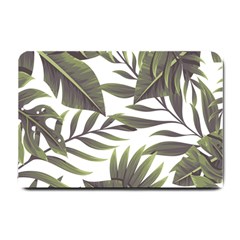 Green Leaves Small Doormat  by goljakoff