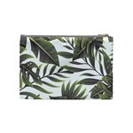 Green leaves Cosmetic Bag (Medium) Back