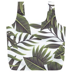 Green Leaves Full Print Recycle Bag (xl) by goljakoff