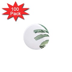 Banana Leaf 1  Mini Magnets (100 Pack)  by goljakoff