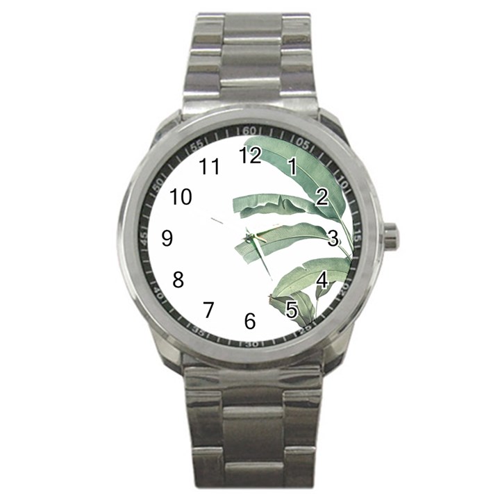 Banana leaf Sport Metal Watch