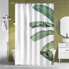 Banana Leaf Shower Curtain 48  X 72  (small)  by goljakoff