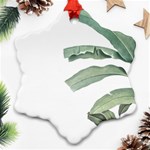 Banana leaf Snowflake Ornament (Two Sides) Back