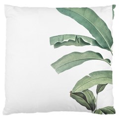 Banana Leaf Large Cushion Case (one Side) by goljakoff