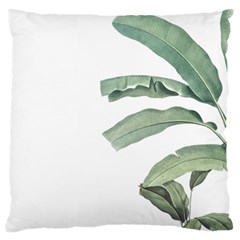 Banana Leaf Large Flano Cushion Case (one Side) by goljakoff