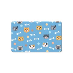 Cute Cat Pattern Magnet (name Card) by ExtraGoodSauce