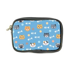 Cute Cat Pattern Coin Purse by ExtraAwesomeSauce