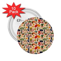 Garden Of Love 2 25  Buttons (10 Pack)  by designsbymallika