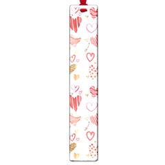 Beautiful Hearts Pattern Cute Cakes Valentine Large Book Marks by designsbymallika