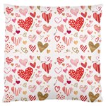 Beautiful Hearts Pattern Cute Cakes Valentine Standard Flano Cushion Case (Two Sides) Front