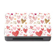 Beautiful Hearts Pattern Memory Card Reader With Cf by designsbymallika